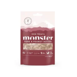 Monster Dog Godbiter Svin & Peanøttsmør 100 g