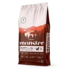 Monster Dog Puppy Large & XL Kylling & Kalkun