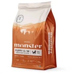 Monster Dog Puppy small/medium Kylling & Kalkun