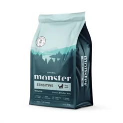 Monster Dog Sensitive All Breed Hvit Fisk