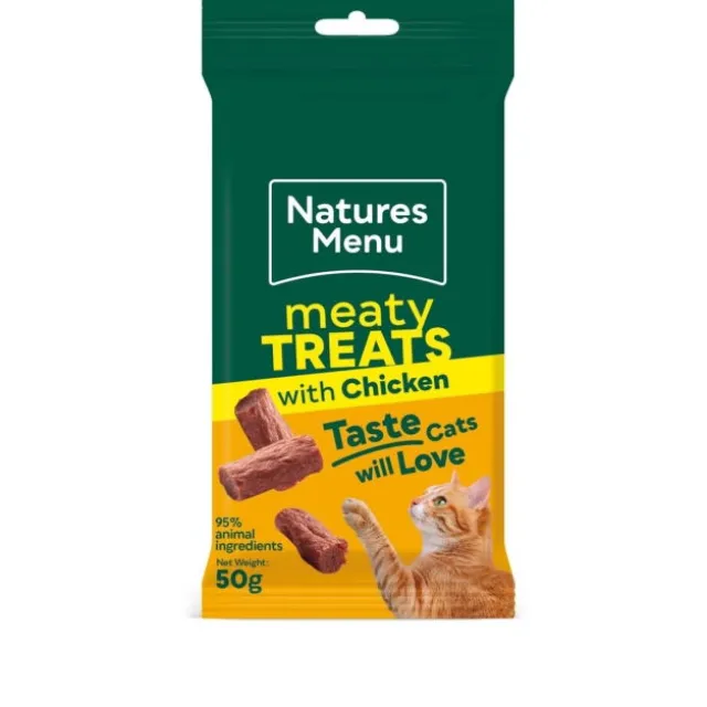 Natures Menu Cat Godbiter med Kylling og Svinekjøtt 50g