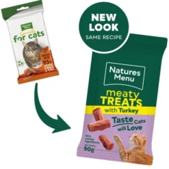 Natures Menu Cat Treat Chicken, Turkey & Pork 50 g