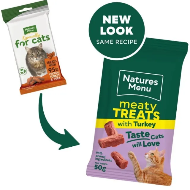 Natures Menu Cat Treat Chicken, Turkey & Pork 50 g