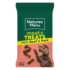 Natures Menu Dog Godbiter med Storfe og Svinekjøtt 50g