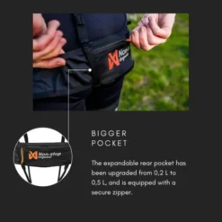 Non-stop Dogwear Canix 2.0 Hundeførerbelte Sort