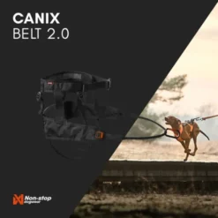 Non-stop Dogwear Canix 2.0 Hundeførerbelte Sort