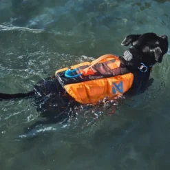 Non-Stop Dogwear Protector Redningsvest til hund, Oransje & Svart