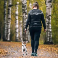 Non-Stop Dogwear Rush Hundeførerbelte Sort/Turkis