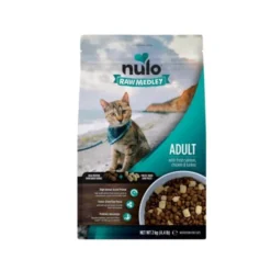 Nulo Cat Adult Raw Medley Fresh Salmon, Chicken & Turkey 2 kg