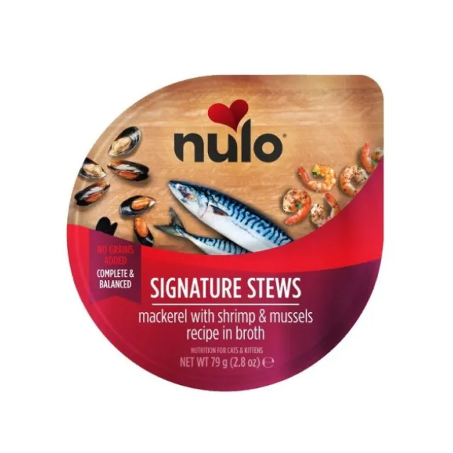 Nulo Cat Adult Signature Stews Mackerel with Shrimp & Mussels in Broth 79 g