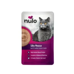 Nulo Cat Adult Silky Mousse Beef & Sardine in Broth 79 g