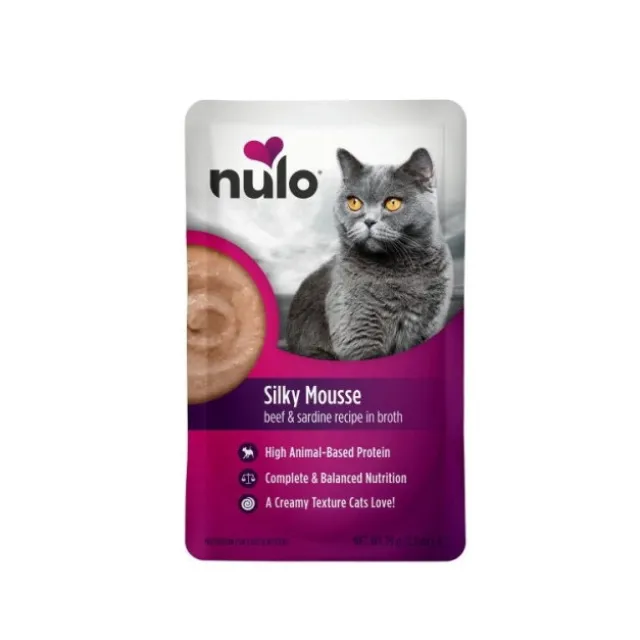 Nulo Cat Adult Silky Mousse Beef & Sardine in Broth 79 g