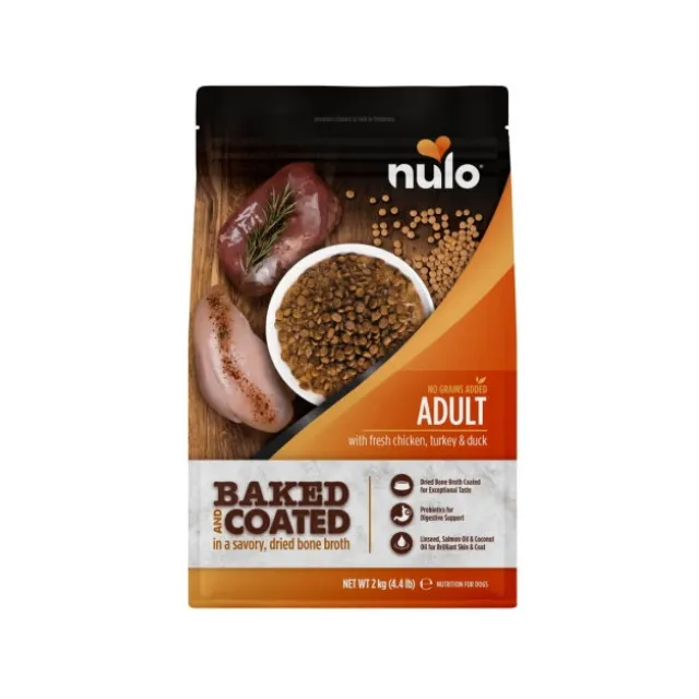 Nulo Dog Adult Baked & Coated Fresh Chicken, Turkey & Duck