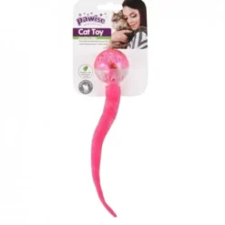 Pawise Plastball med hale 4,3 cm