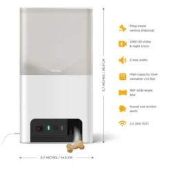 PetCube Bites 2 Lite Interaktiv Kamera for Kjæledyr med Godbitdispenser