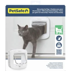 PetSafe Microchip Katteluke hvit