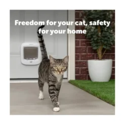 PetSafe Microchip Katteluke hvit