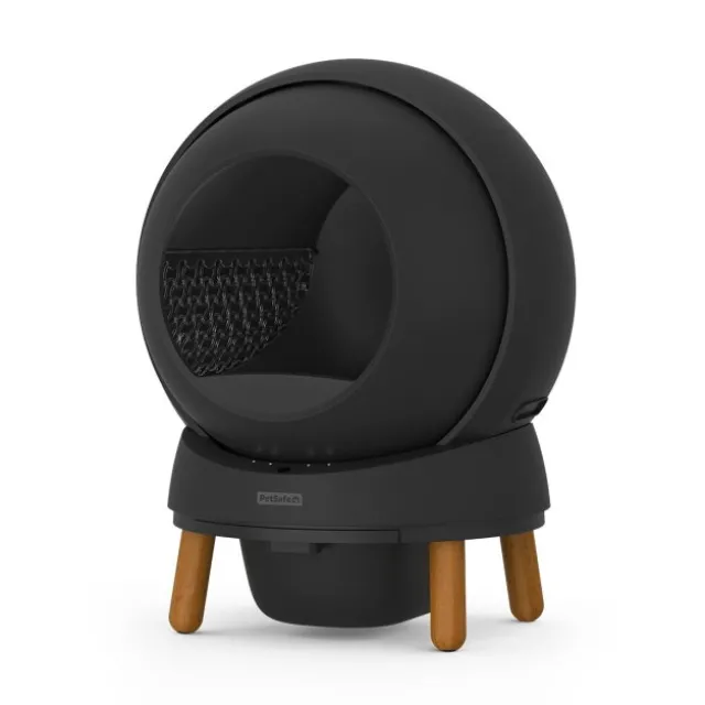 PetSafe SmartSpin Selvrensende Kattetoalett, Sort