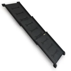 4Pets EasySteps bilrampe for hund sort