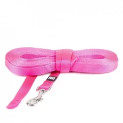 Pro Dog Nylon Treningsline rosa