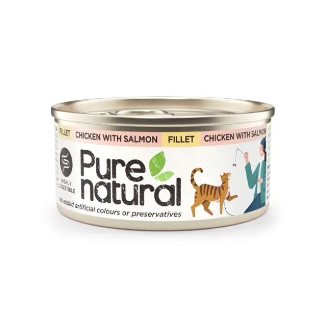 Purenatural Chicken Fillet with Salmon 70g