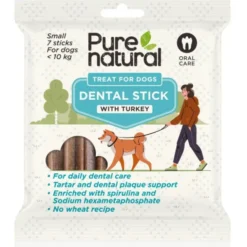 Purenatural Dental Sticks Kalkun 7 stk