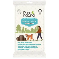 Purenatural Dental Sticks Kalkun 7 stk