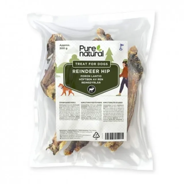 Purenatural Reinsdyr Hoftebein 300 g