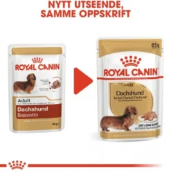 Royal Canin Dachshund Adult Loaf våtfôr til hund 12x85g