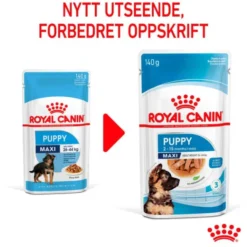 Royal Canin Maxi Puppy Gravy våtfôr til valp 10x140g