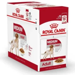 Royal Canin Medium Adult Gravy våtfôr til hund 10x140 g