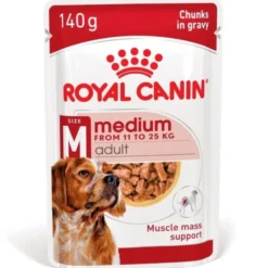 Royal Canin Medium Adult Gravy våtfôr til hund 10x140 g