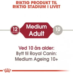 Royal Canin Medium Adult Gravy våtfôr til hund 10x140 g