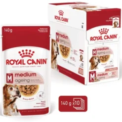 Royal Canin Medium Ageing Gravy våtfôr til hund 10x140 g