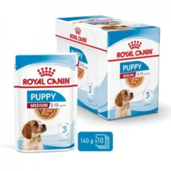 Royal Canin Medium Puppy Gravy våtfôr til valp 10x140g
