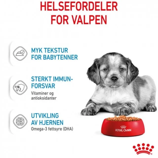 Royal Canin Medium Puppy Gravy våtfôr til valp 10x140g