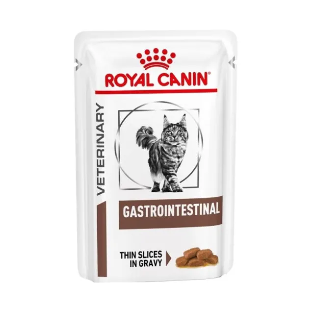 Royal Canin Veterinary Diets Cat Gastrointestinal Slices in Gravy, 12x85 g