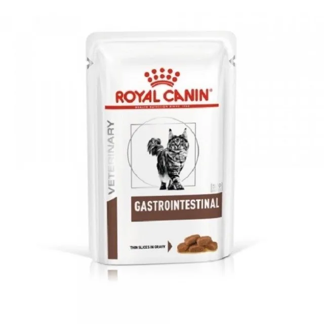 Royal Canin Veterinary Diets Cat Gastrointestinal Slices in Gravy, 12x85 g