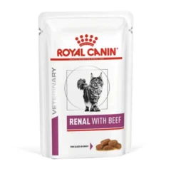 Royal Canin Veterinary Diets Cat Renal with Beef, 12x85 g