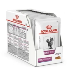 Royal Canin Veterinary Diets Cat Renal with Chicken, 12x85 g