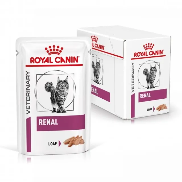 Royal Canin Veterinary Diets Cat Renal Loaf, 12x85 g