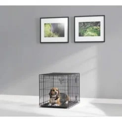 Savic Dog Cottage Hundebur Metall Sort