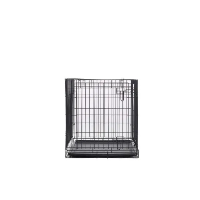 Savic Dog Cottage Hundebur Metall Sort