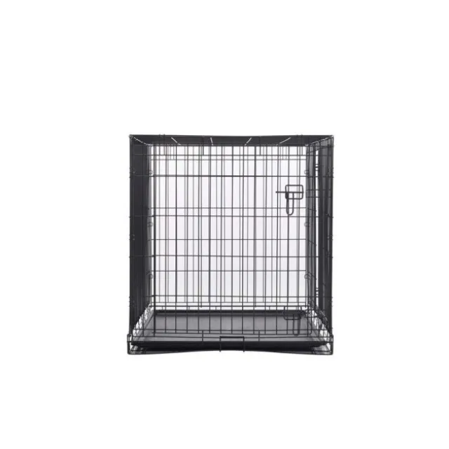 Savic Dog Cottage Hundebur Metall Sort