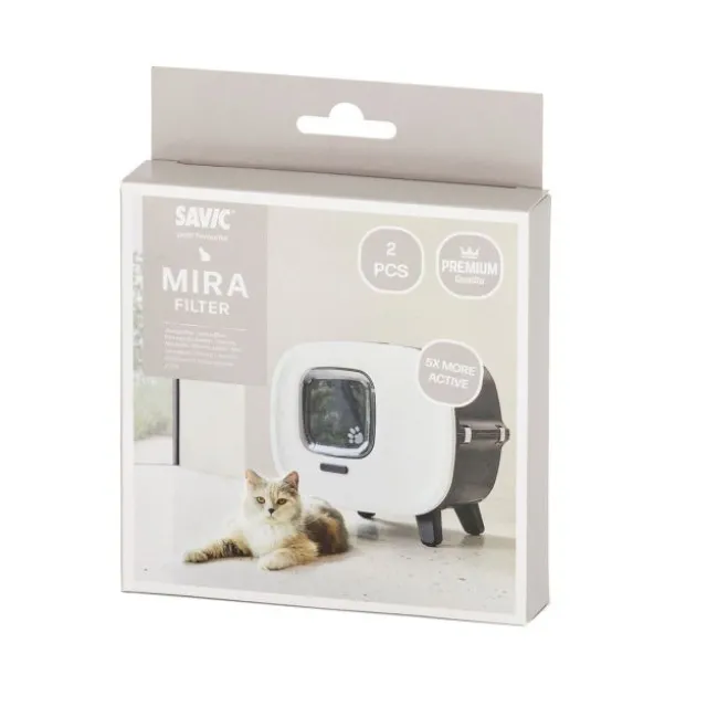 Savic Mira Filter til Kattetoalett med tak 2-pack