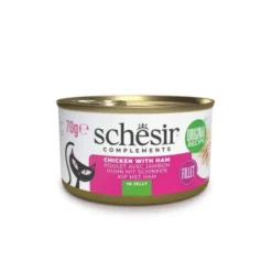 Schesir Complements Cat Chicken with ham in Jelly 70g