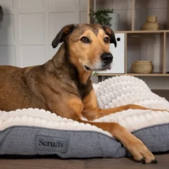 Scruffs Ellen Hundemadrass lys grå