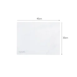 Scruffs Underlag Hvit Marmor-print 40x30 cm