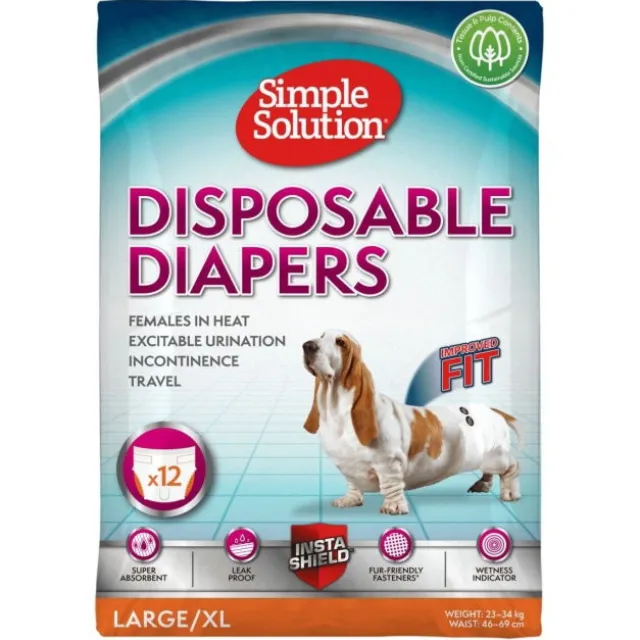 SimpleSolution Disposable hundebleier XXL