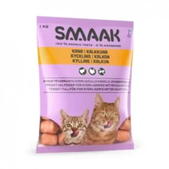 SMAAK Cat Raw Complete kylling & kalkun 1kg
